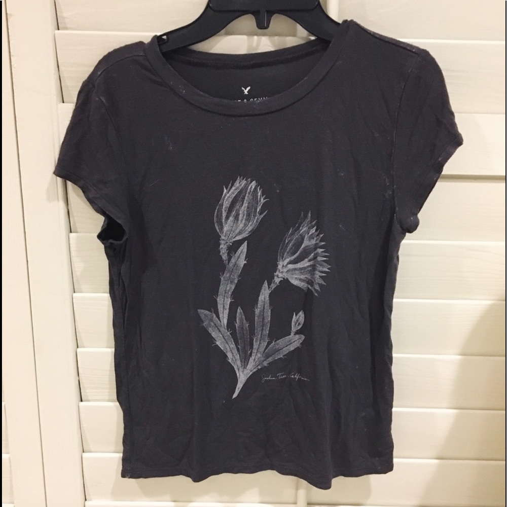 Dark Gray American Eagle top.